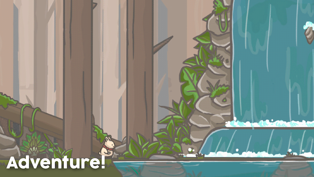 Captura de Tsuki Adventure — vila de Mushroom Village